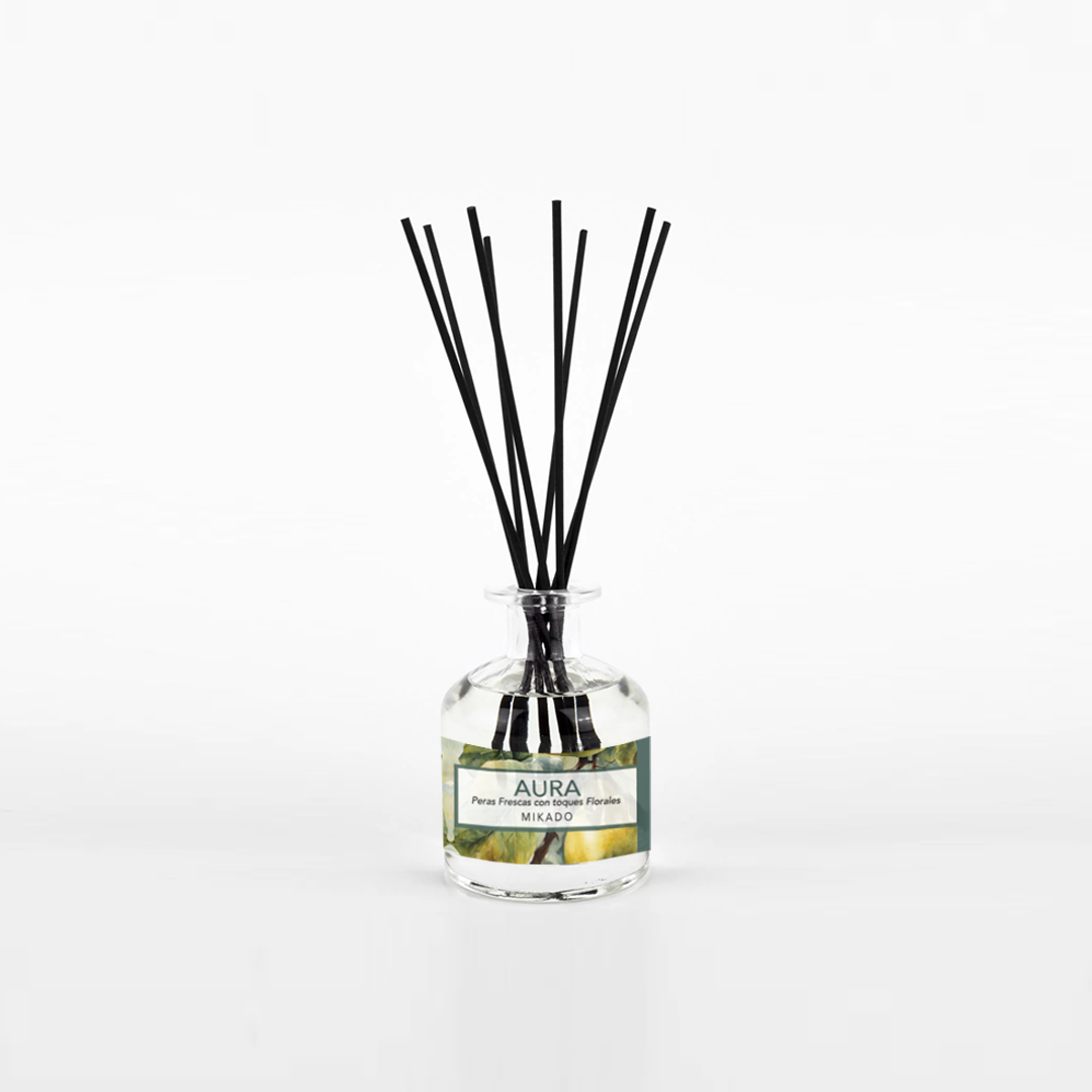 Difusor de varillas "AURA" 90 ml -vidrio