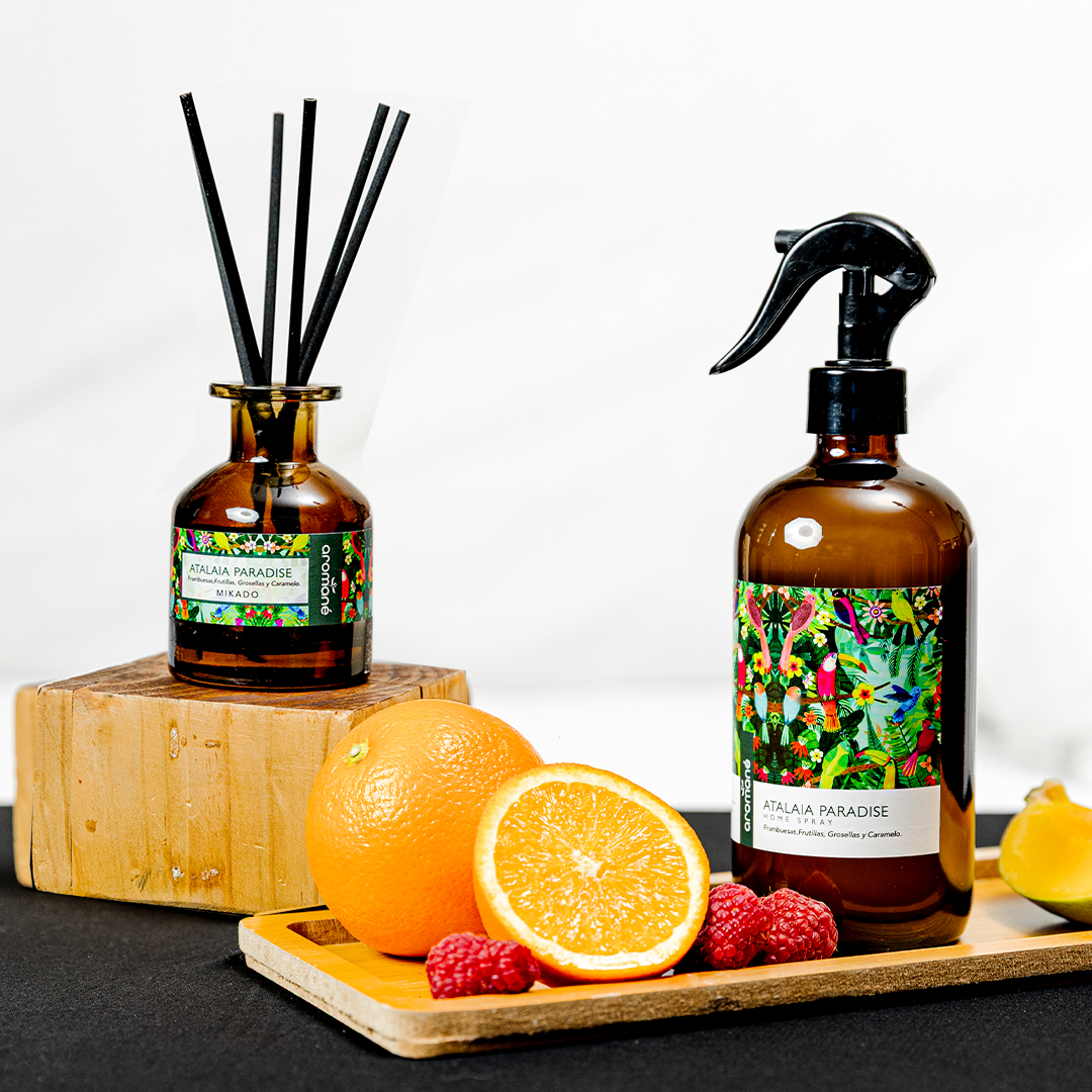 Kit 1 Home Spray 240ml + 1 Difusor de varitas 150ml vidrio